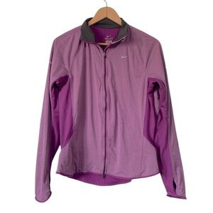 Nike Element Shield Heathered Running Jacket purple size Large